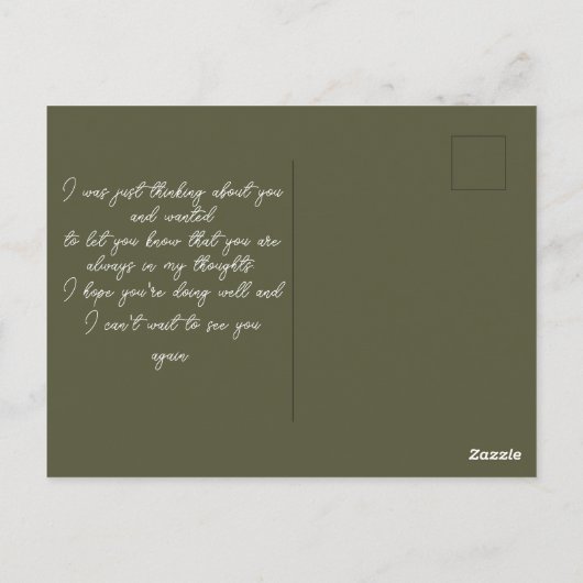 フローラピンク考えるローゼズオブユー葉書 ポストカード (裏面)