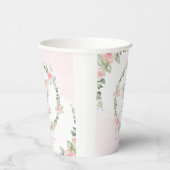 フローラピンク象の小さなピーナッツの赤ちゃんシャワー 紙コップ (右)