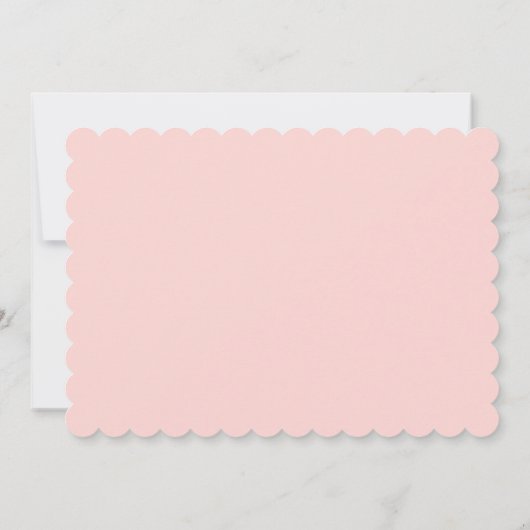 フローラピンク金ゴールドケーキ生誕祭パーティー 招待状 (裏面)