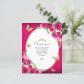 フローラピンク金ゴールドティアラバタフライキンセニェラ写真 (スタンド正面)