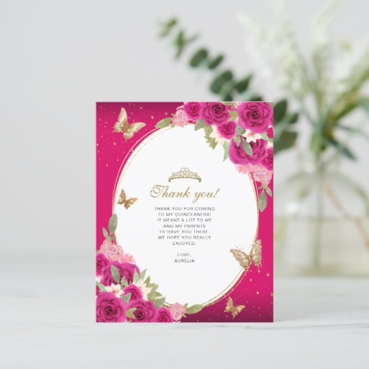 フローラピンク金ゴールドティアラバタフライキンセニェラ写真 (スタンド正面)