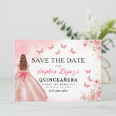 フローラピンク金ゴールドプリンセス誕生日キンセアニェラ セーブザデート (スタンド正面)