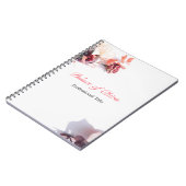 フローラピンク ノートブック (左側)