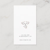 フローラピンク 名刺 (裏面)