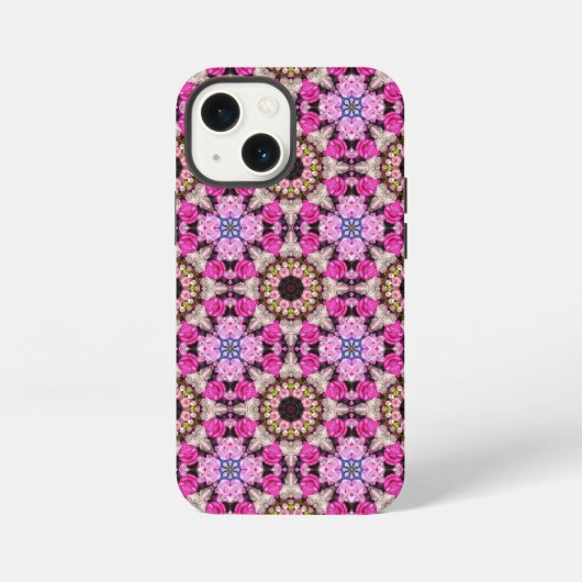 フローラピンク iPhoneケース (裏面)