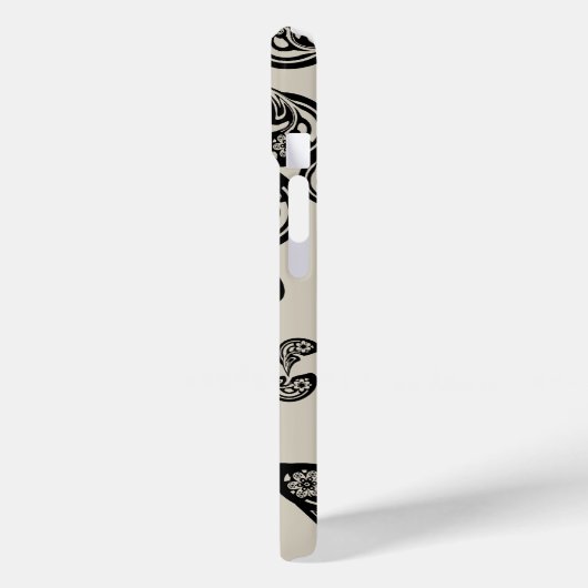 フローラピーコックボホヴィンテージ芸術的デコケーシング Case-Mate iPhoneケース (裏面 / 左)