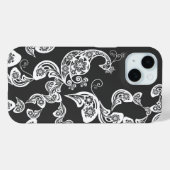 フローラピーコックボホヴィンテージ芸術的デコケーシング Case-Mate iPhoneケース (裏面 (横))