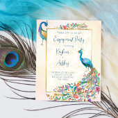 フローラピーコック婚約パーティ予算の招待