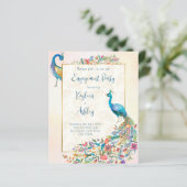 フローラピーコック婚約パーティ予算の招待 (スタンド正面)