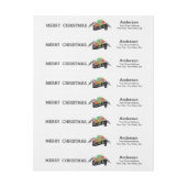 フローラピースアンドラブホリデーララウンドラベル ラップアラウンドラベル (シート)