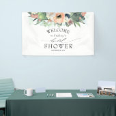 フローラピーチアンドピンクサマーブライダルシャワー 横断幕 (トレードショー)