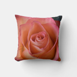 フローラピーチピンクローズ装飾用クッション クッション