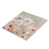 フローラピーチベージュフラワーズデザイン328 タイル (側面)