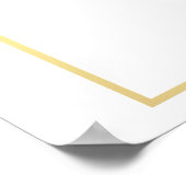 フローラピ結婚ンクのゲストブックの代替ポスター ポスター (角)