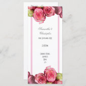 フローラピ縁どンバラ結婚式 プログラム (正面/裏面)