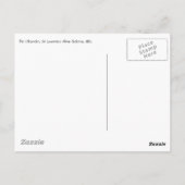 フローラファインアートとオレアンダー葉書 ポストカード (裏面)