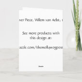 フローラファインアートとバラ カード (裏面)