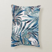 フローラファッション熱帯性ヴィンテージパターン  アクセントクッション (裏面(縦))