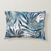 フローラファッション熱帯性ヴィンテージパターン  アクセントクッション (裏面)