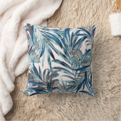 フローラファッション熱帯性ヴィンテージパターン  クッション (ブランケット)