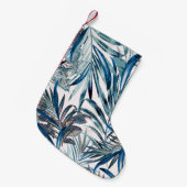 フローラファッション熱帯性ヴィンテージパターン  スモールクリスマスストッキング (正面 (吊り時))