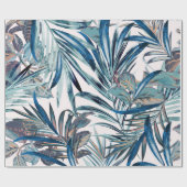 フローラファッション熱帯性ヴィンテージパターン ラッピングペーパー (フラット)