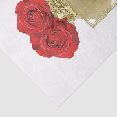 フローラファッション香水ボトルレッドローゼス金ゴールドグラム 薄葉紙 (詳細)