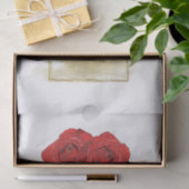 フローラファッション香水ボトルレッドローゼス金ゴールドグラム 薄葉紙 (ギフト)