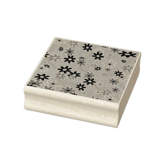 フローラファブリックのシームレスなパターン色1 ラバースタンプ (スタンプ)