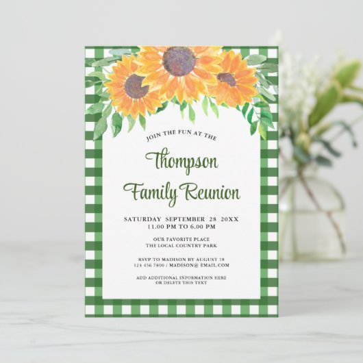 フローラファミリー懇親会 招待状 (スタンド正面)