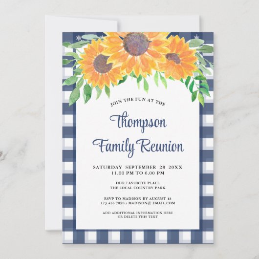 フローラファミリー懇親会 招待状 (正面)