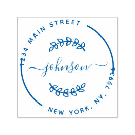 フローラファミリ名差出人住所 セルフインキングスタンプ