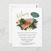 フローラファミリ懇親会日付ポストカードの保存 ポストカード (正面/裏面)