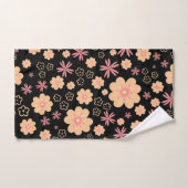 フローラファンキーレトロ型浴用タオルセット バスタオルセット (ハンドタオル)