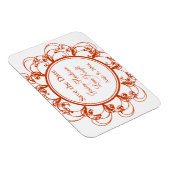 フローラファンシーマグネットの保存(オレンジ) マグネット (右側)