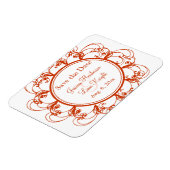 フローラファンシーマグネットの保存(オレンジ) マグネット (左側)