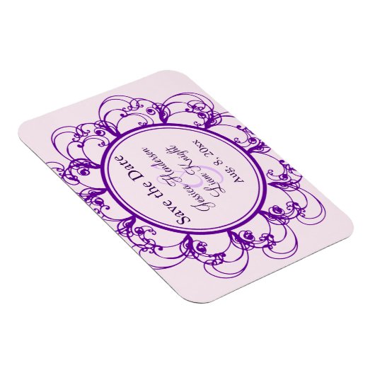 フローラファンシーマグネットの保存(紫) マグネット (右側)