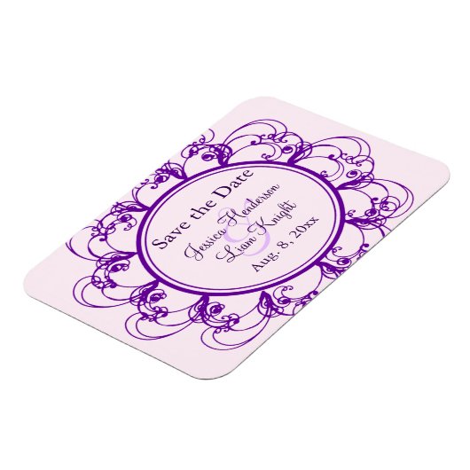 フローラファンシーマグネットの保存(紫) マグネット (左側)