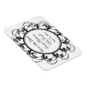 フローラファンシーマグネットの保存（黒/白） マグネット (右側)