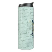 フローラファンシーモノグラムイニシャルN タンブラー (回転左)