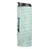 フローラファンシーモノグラムイニシャルN タンブラー (回転右)