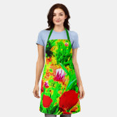 フローラファンタジックコレクションエプロン エプロン (着用した状態)