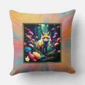 「フローラファンタジーとキツネ」 クッション (裏面)