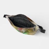 フローラファンタジーと金ゴールドモダン抽象芸術 ファニーパック (見開き)