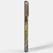フローラファンタジーと金ゴールドモダン抽象芸術 Case-Mate iPhoneケース (裏面 / 右)