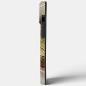 フローラファンタジーと金ゴールドモダン抽象芸術 Case-Mate iPhoneケース (裏面 / 左)