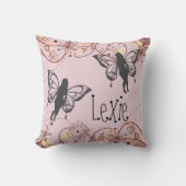 フローラファンタジーパーソナライズされた クッション (正面)