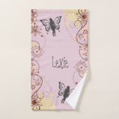 フローラファンタジーパーソナライズされた バスタオルセット (ハンドタオル)
