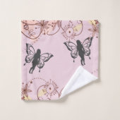 フローラファンタジーパーソナライズされた バスタオルセット (ウォッシュタオル)