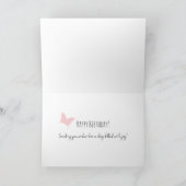 フローラファンタジーファインアート誕生日 カード (内部)